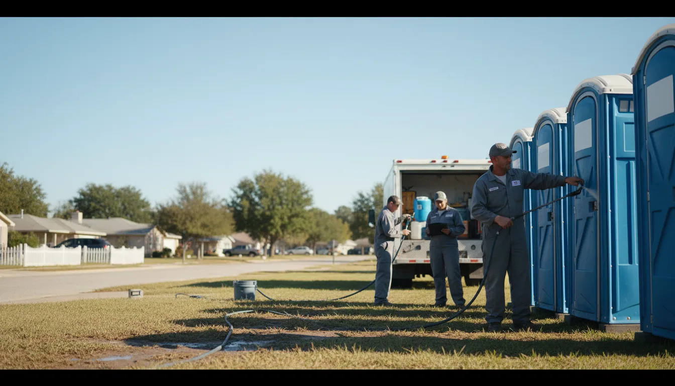 Long-Term Portable Toilet Rental in Sulphur Springs, IN near me